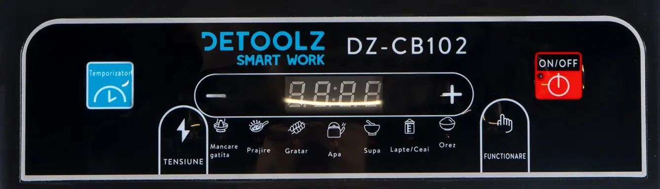 Plita cu inductie de masa Detoolz DZ-CB102 (Black)
