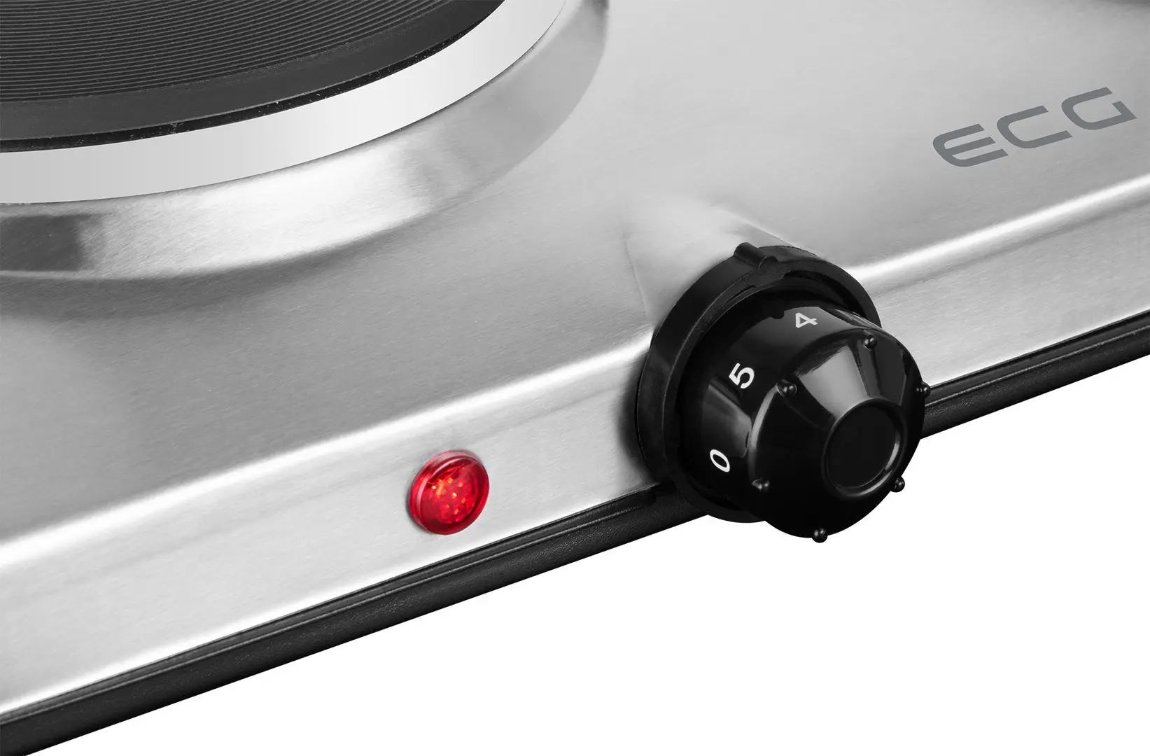 Настольная электрическая плита ECG EV 2512 (Inox)