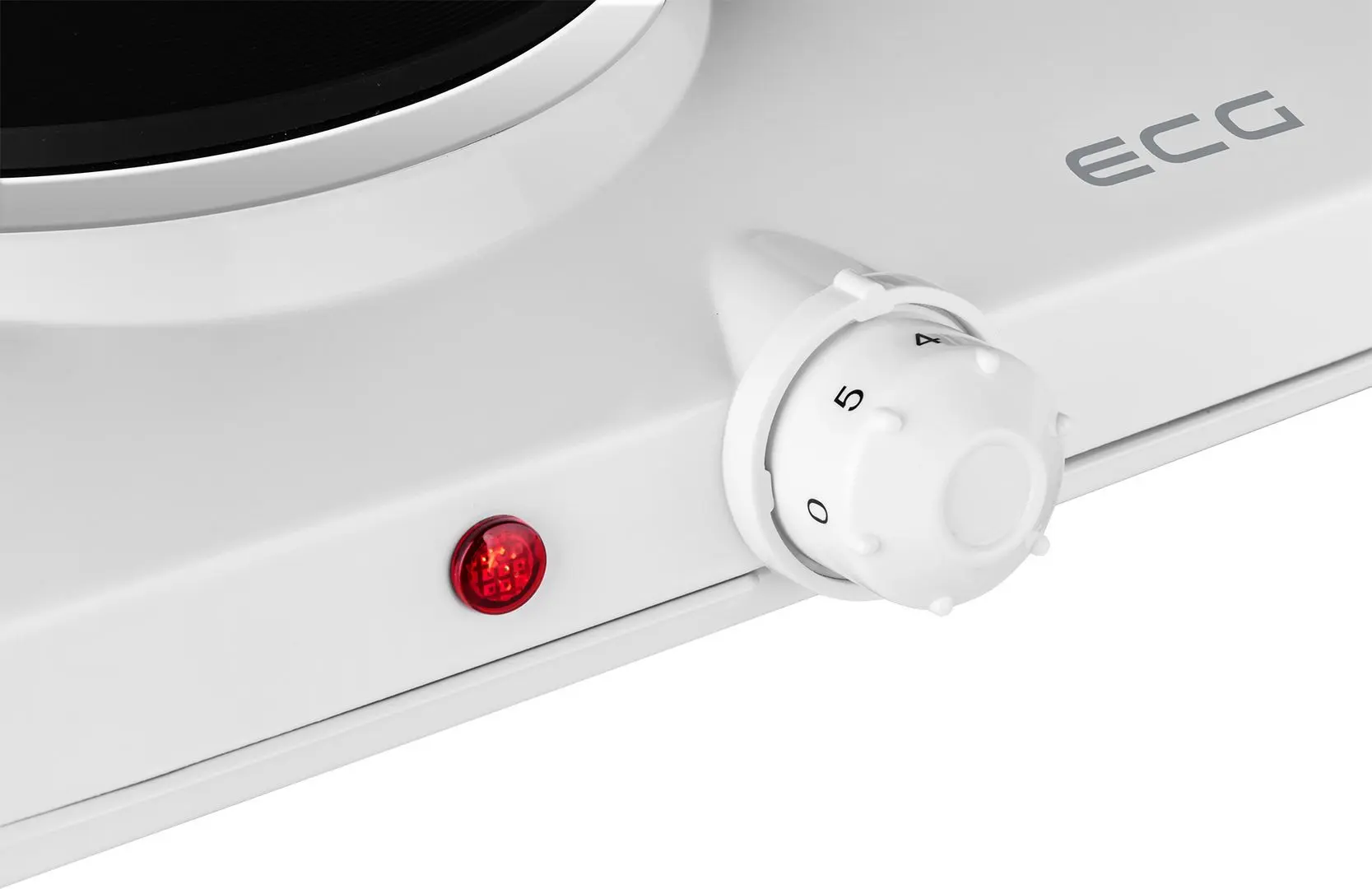 Plita electrica de masa ECG EV 2512 (White)