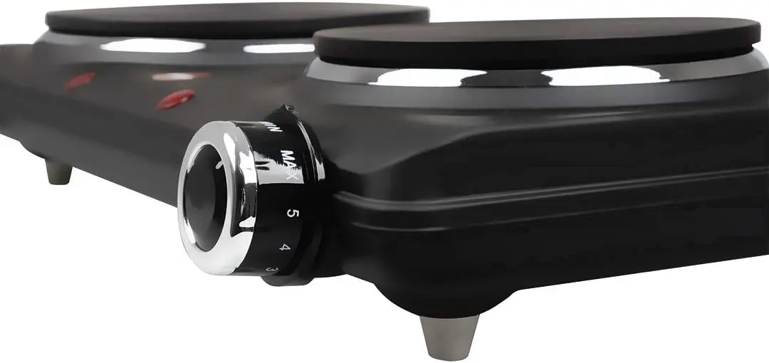 Plita electrica de masa Eldom Duetto PG20 (Black)