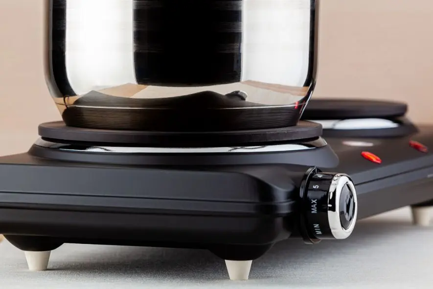 Plita electrica de masa Eldom Duetto PG20 (Black)