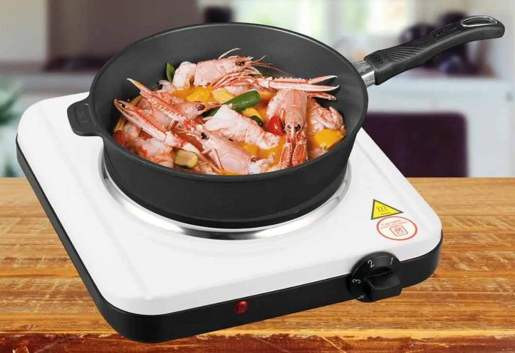 Plita electrica de masa Elite EHP-1185 (White/Black)