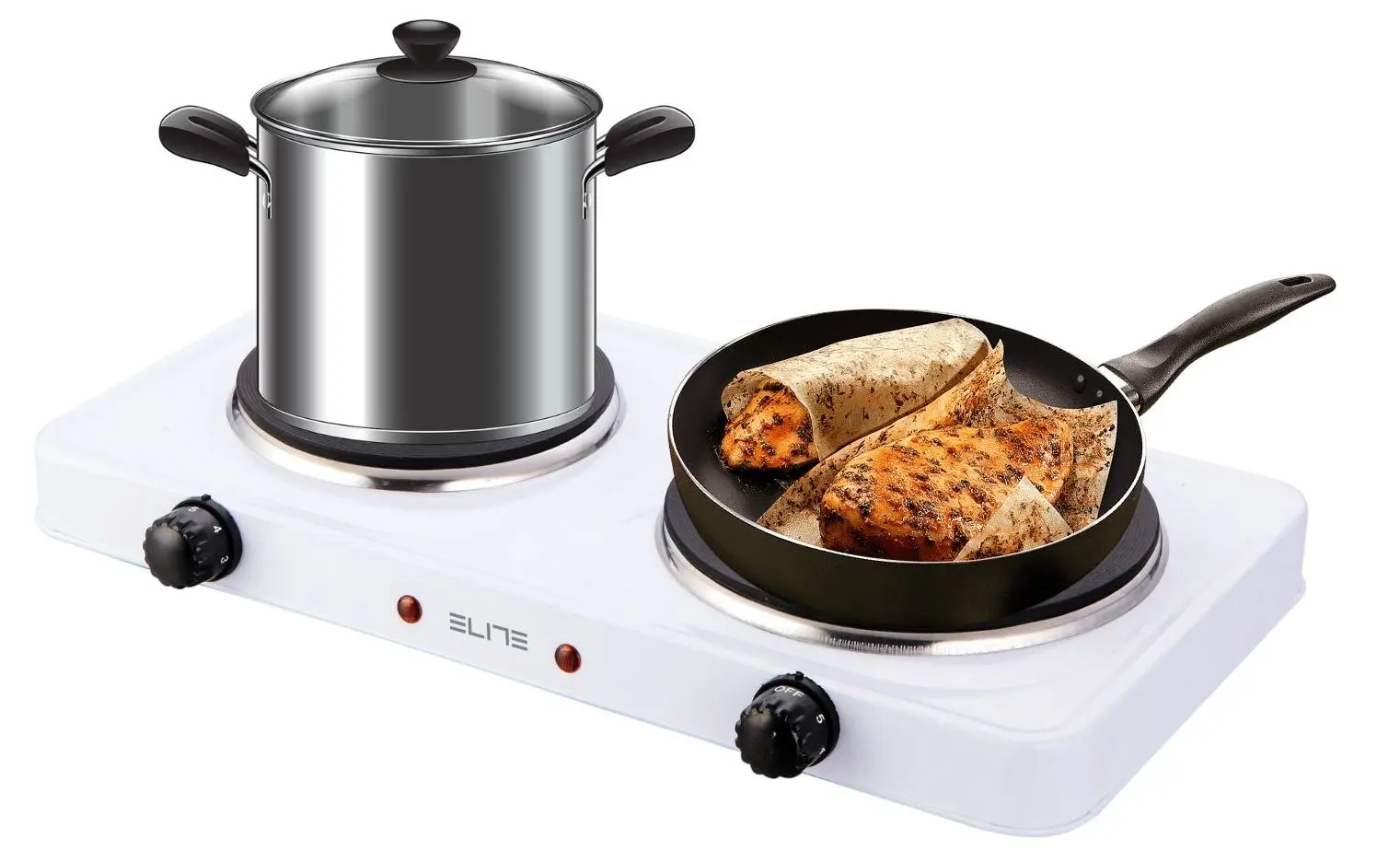 Plita electrica de masa Elite EHP-0283W (White)