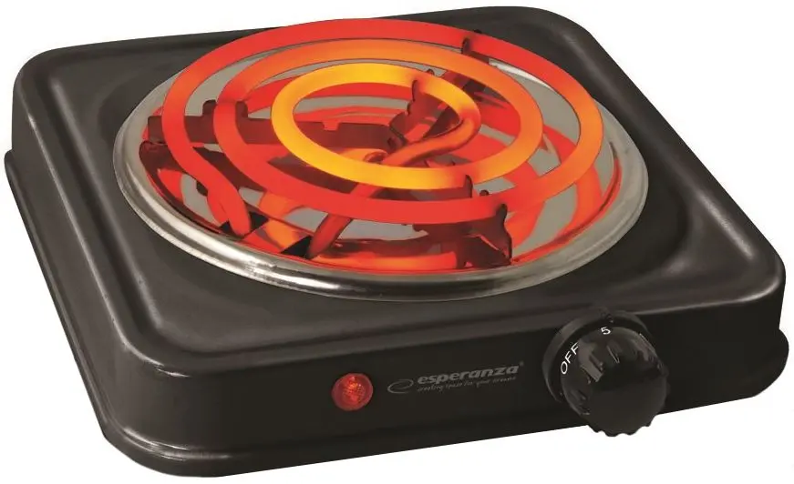 Plita electrica de masa Esperanza Etna EKH012K (Black)