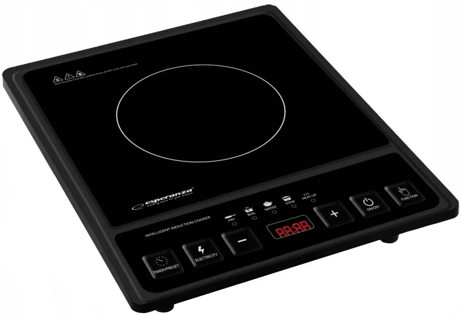 Plita electrica de masa Esperanza Krakatau EKH011 (Black)