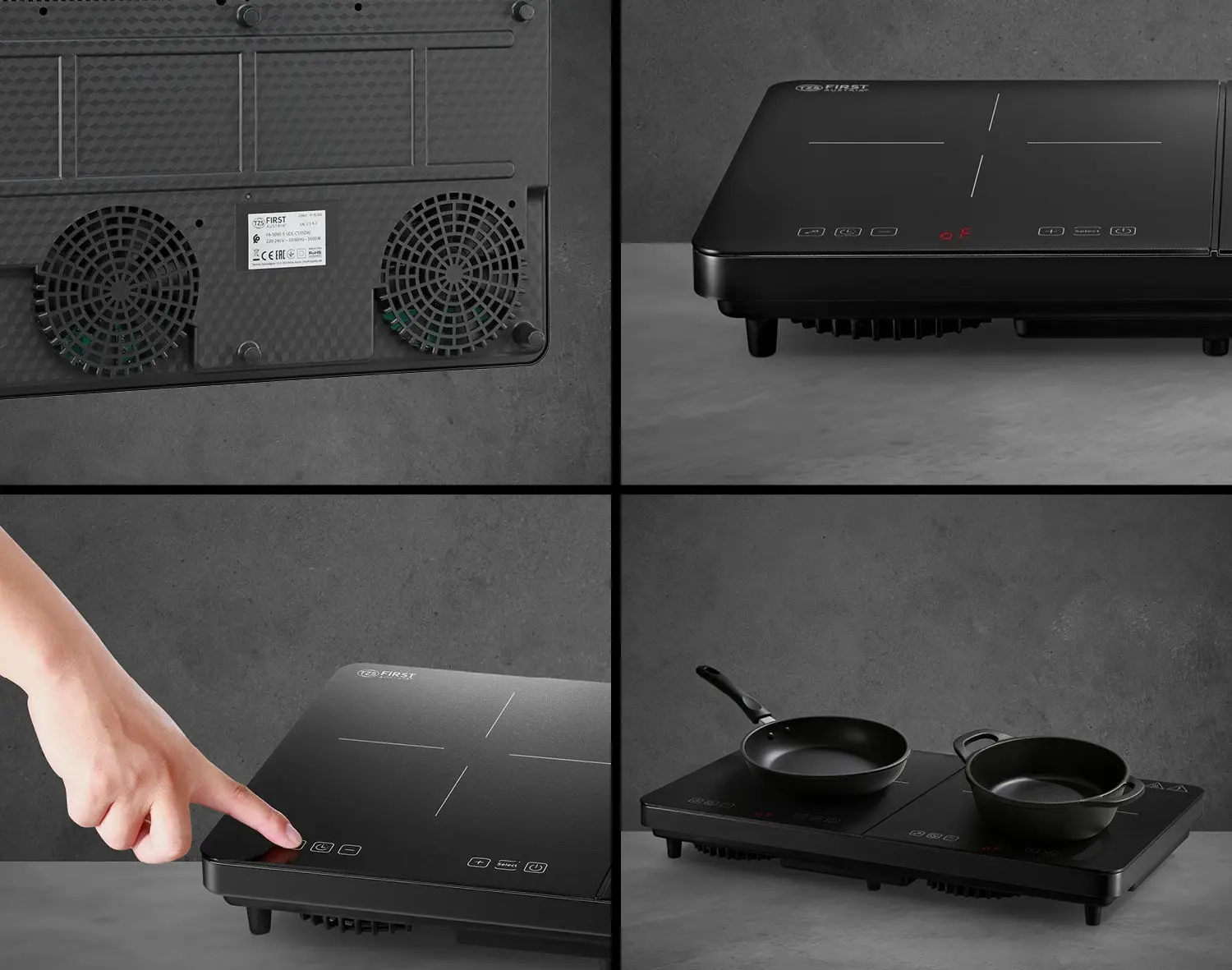 Настольная индукционная плита First FA-5095-5 (Black) - 5