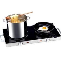 Plita de masa Heinrichs HDK 8696 (Black/Silver) Thumb