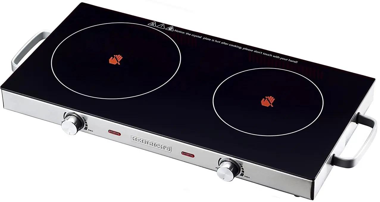 Plita de masa Heinrichs HDK 8696 (Black/Silver)