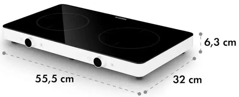 Plita cu inductie de masa Klarstein FutureChef (Black)