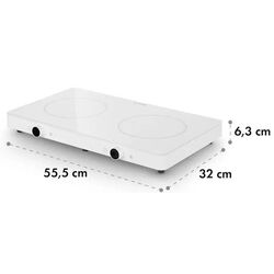 Plita cu inductie de masa Klarstein FutureChef (White) Thumb