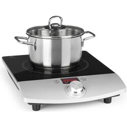 Plita cu inductie de masa Klarstein VariCook Single (Silver/Black) Thumb