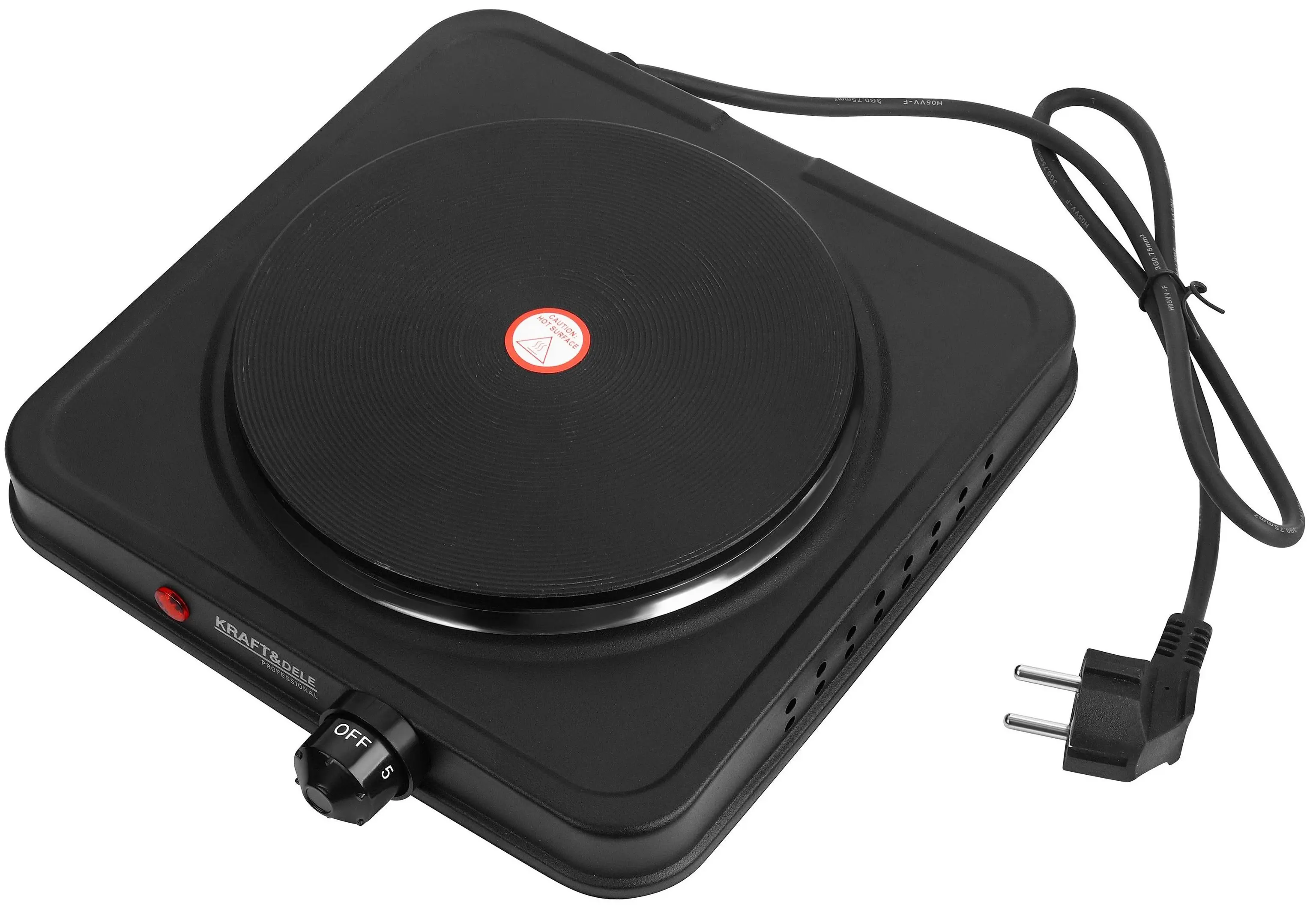 Настольная электрическая плита Kraft&Dele KD4165 (Black) - 3