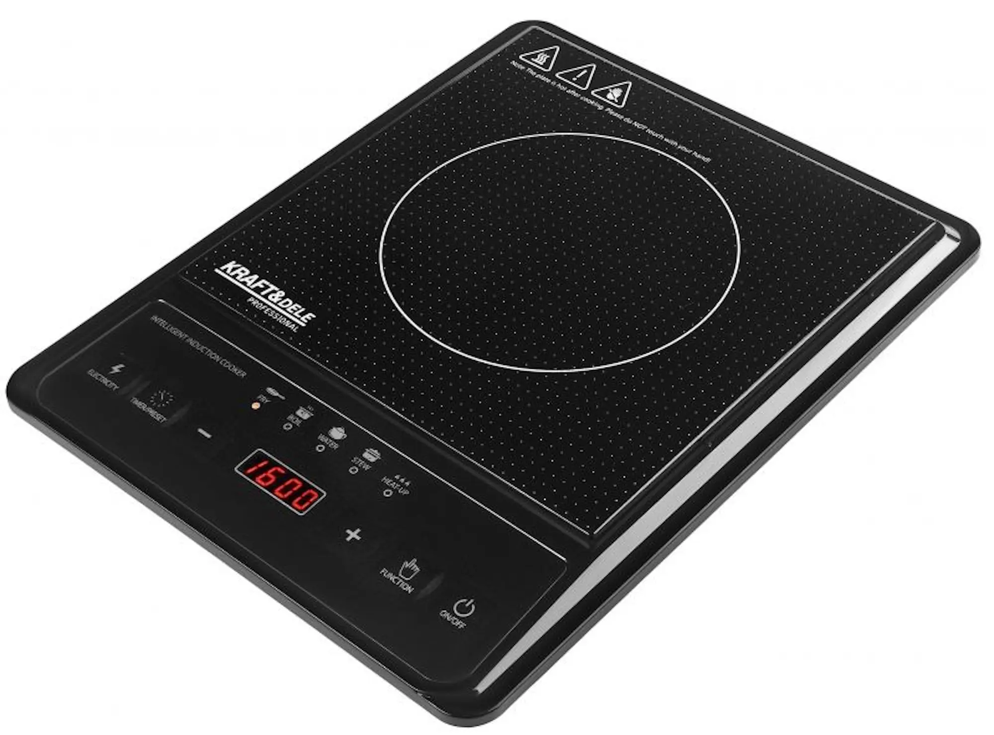 Настольная электрическая плита Kraft&Dele KD4168 (Black) - 2
