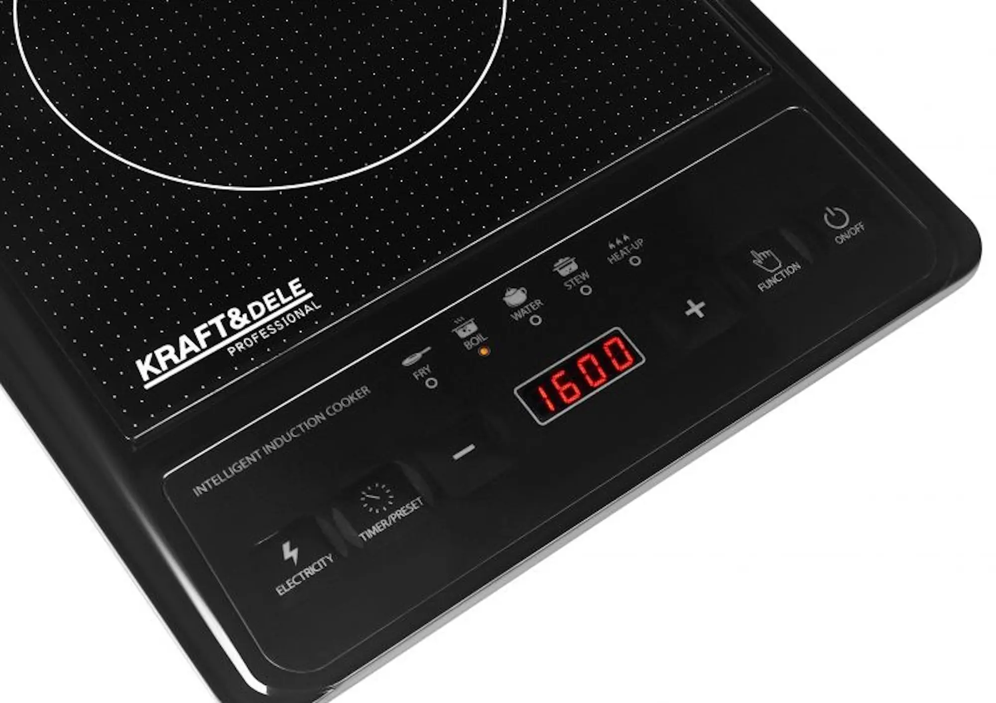 Настольная электрическая плита Kraft&Dele KD4168 (Black) - 5