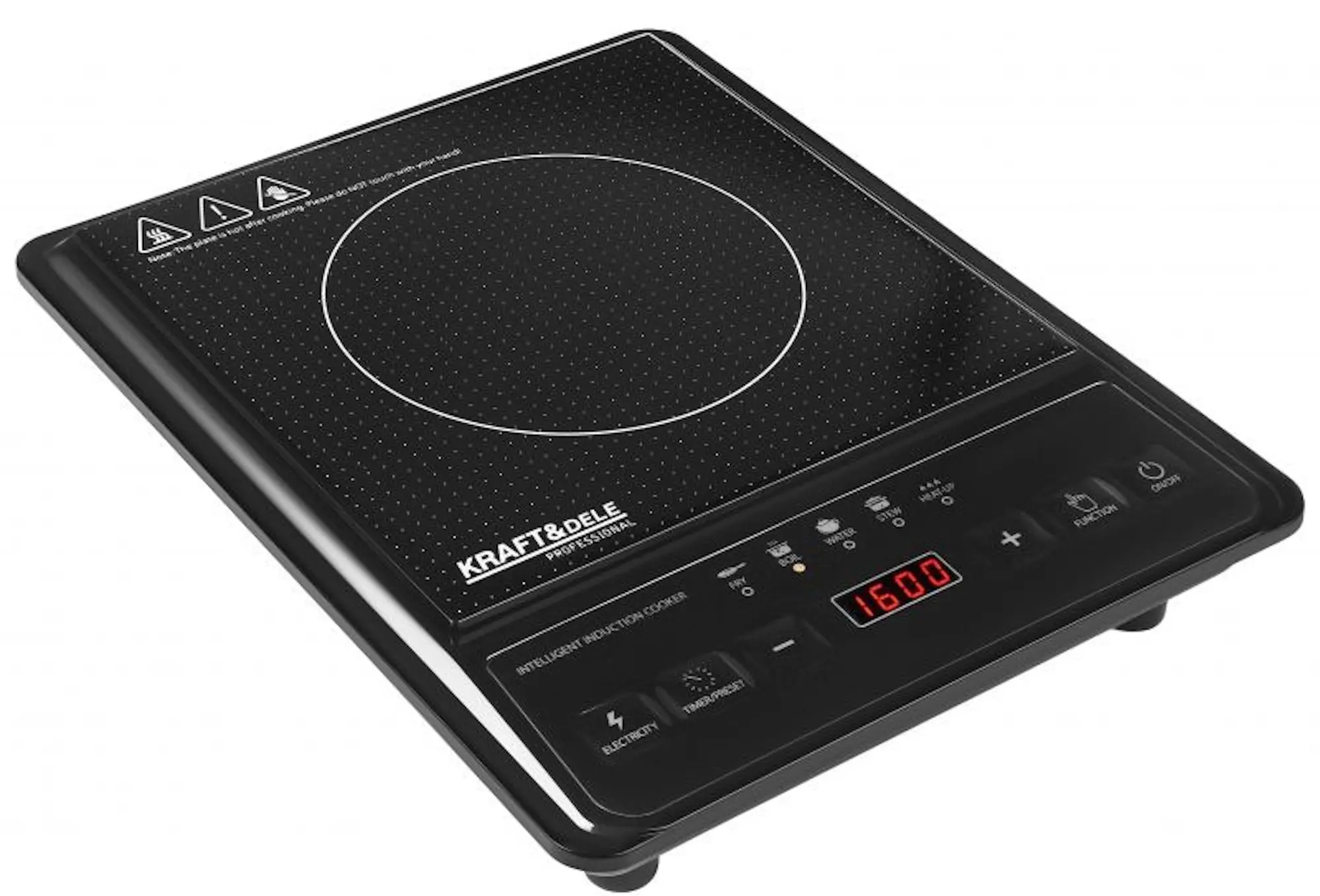 Настольная электрическая плита Kraft&Dele KD4168 (Black) - 6
