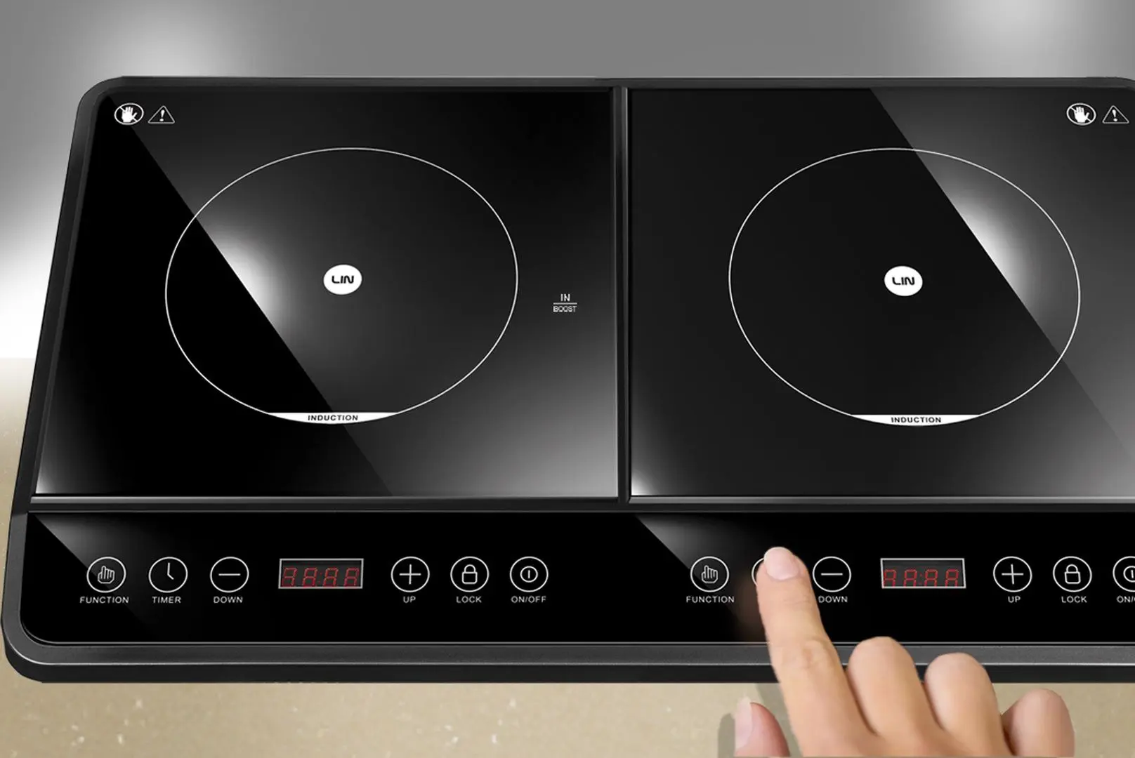Настольная индукционная плита Lin LI-35P2N (Black)