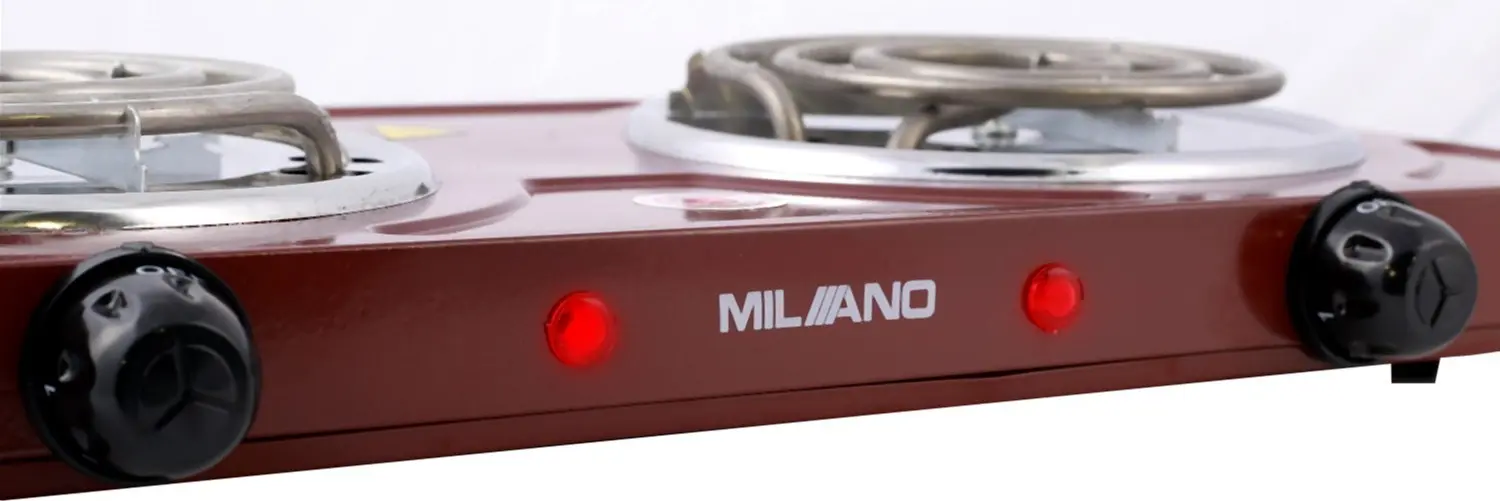 Настольная электрическая плита Milano HP-1020BR (Brown)