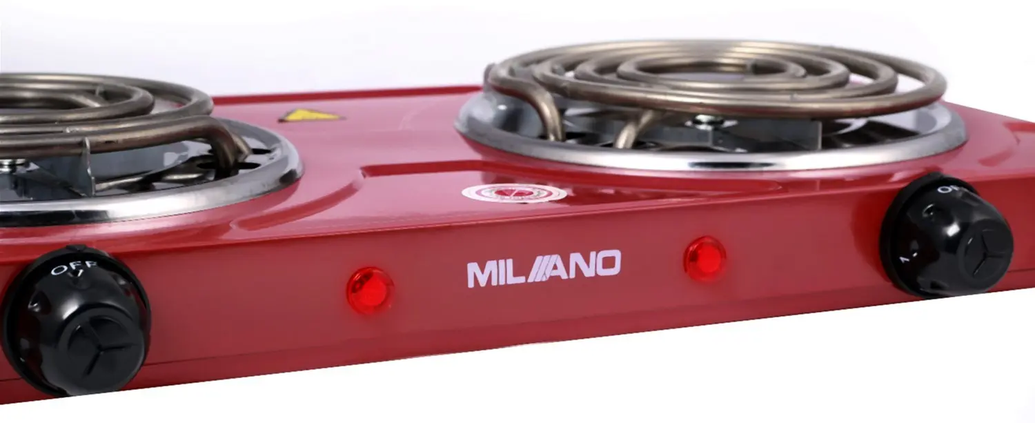 Настольная электрическая плита Milano HP-1025R (Red)