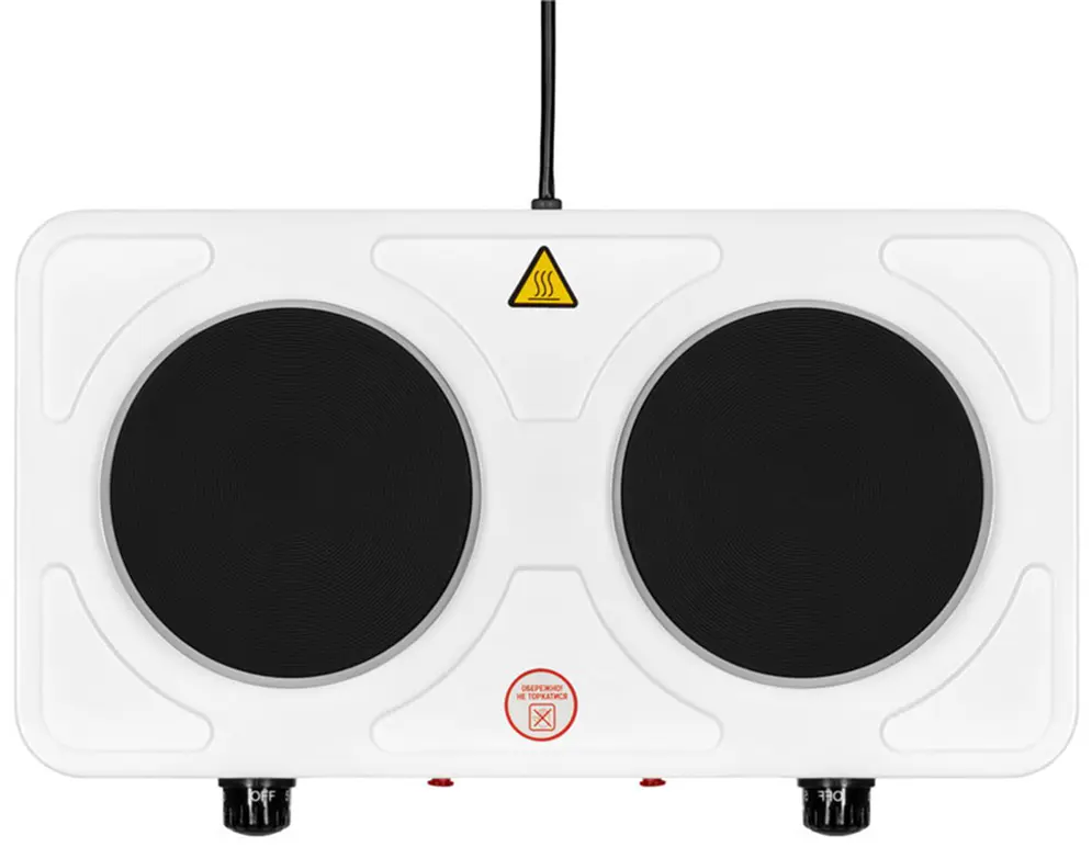Настольная электрическая плита Milano HP-1120W (White/Black)