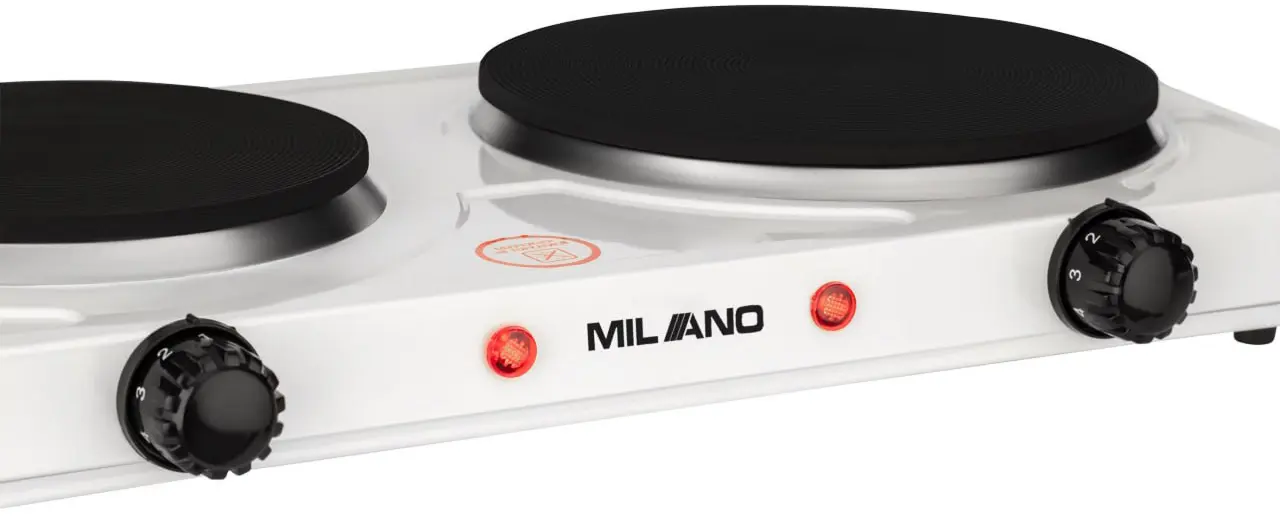 Настольная электрическая плита Milano HP-1120W (White/Black)