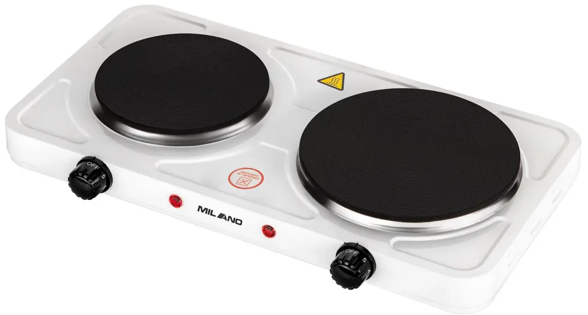 Настольная электрическая плита Milano HP-1120W (White/Black)