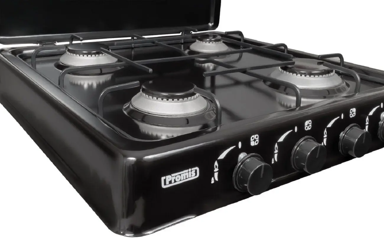 Aragaz de masa Promis KGT-4C (Black)