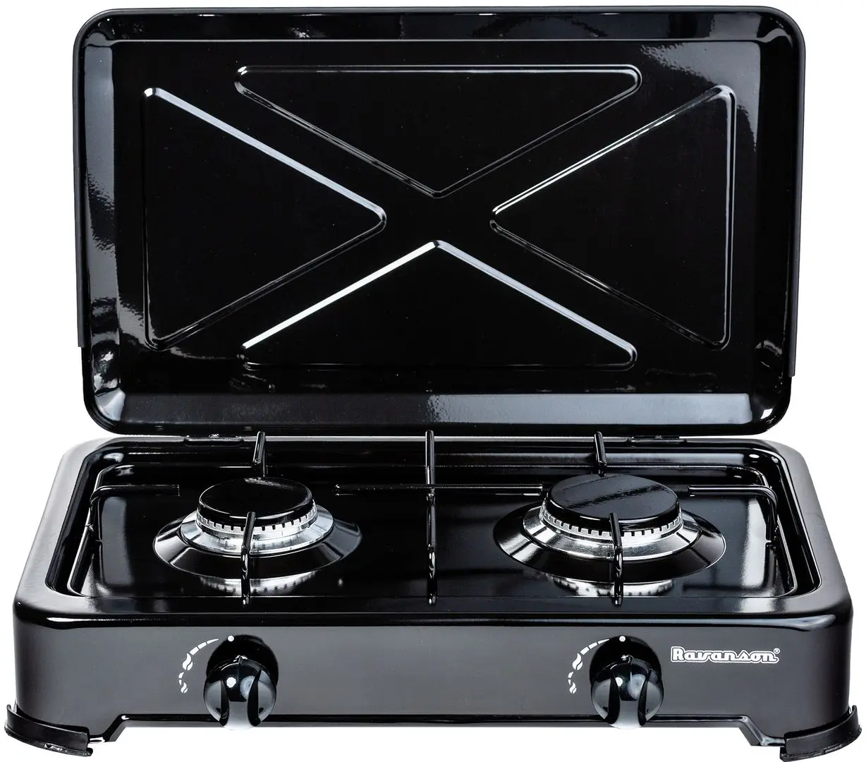 Настольная газовая плита Ravanson K-02TB (Black)