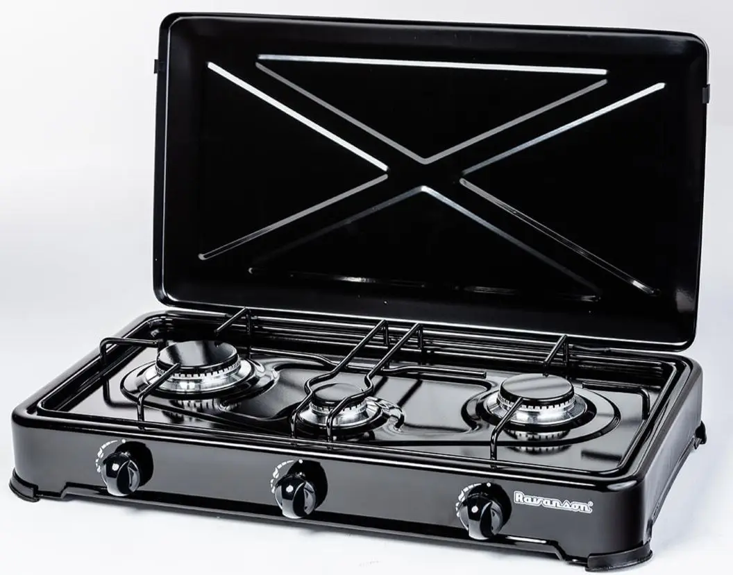 Aragaz de masa Ravanson K-03TB (Black)