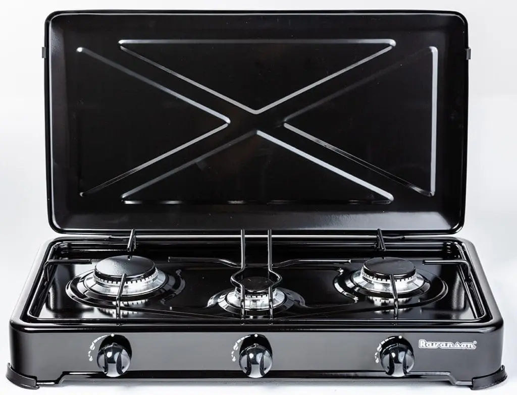 Aragaz de masa Ravanson K-03TB (Black)