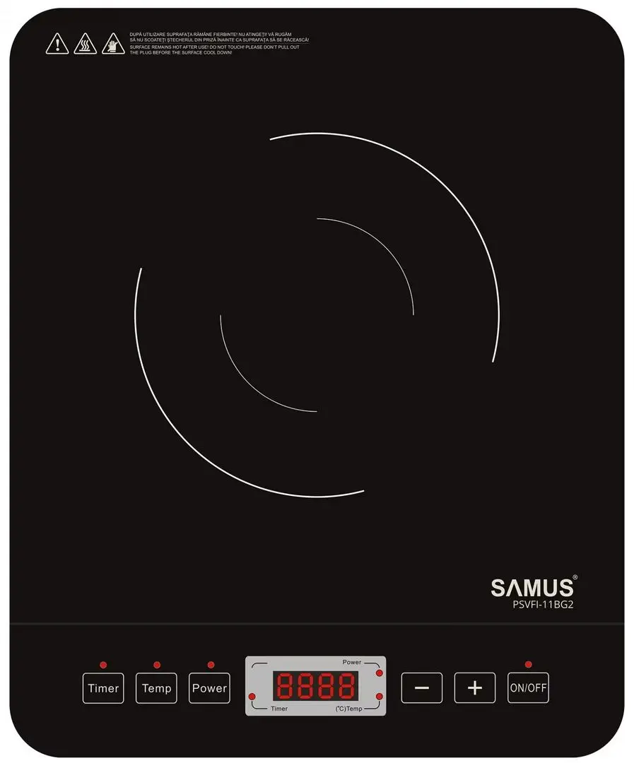 Индукционная настольная плита Samus PSVFI-11BG2 (Black)