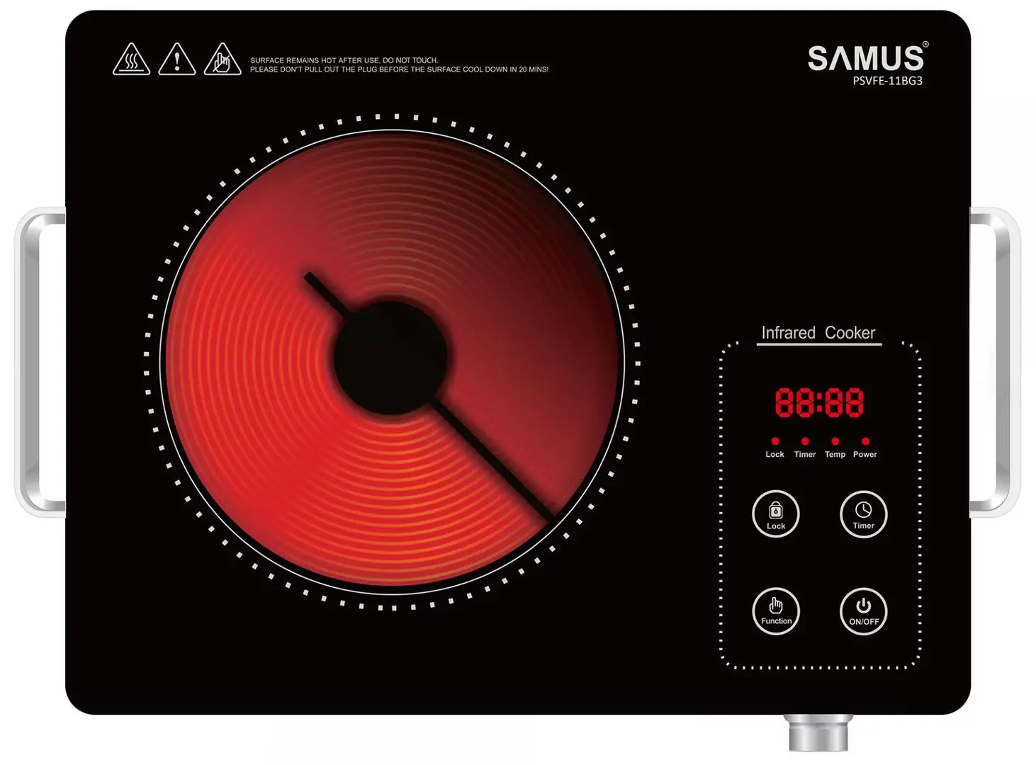 Plita de masa Samus PSVFE-11BG3 (Black)