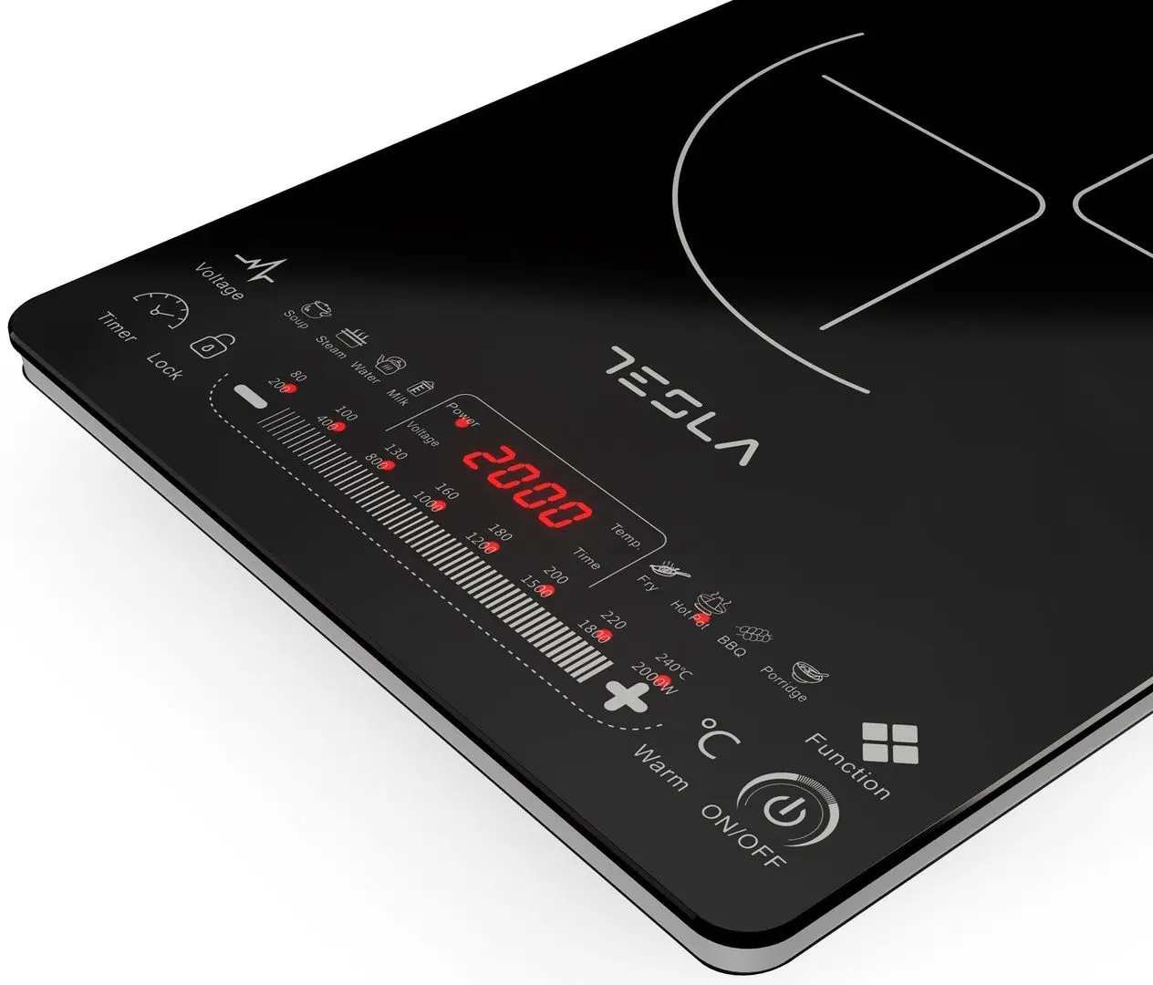 Plita cu inductie de masa Tesla IC400B (Black)