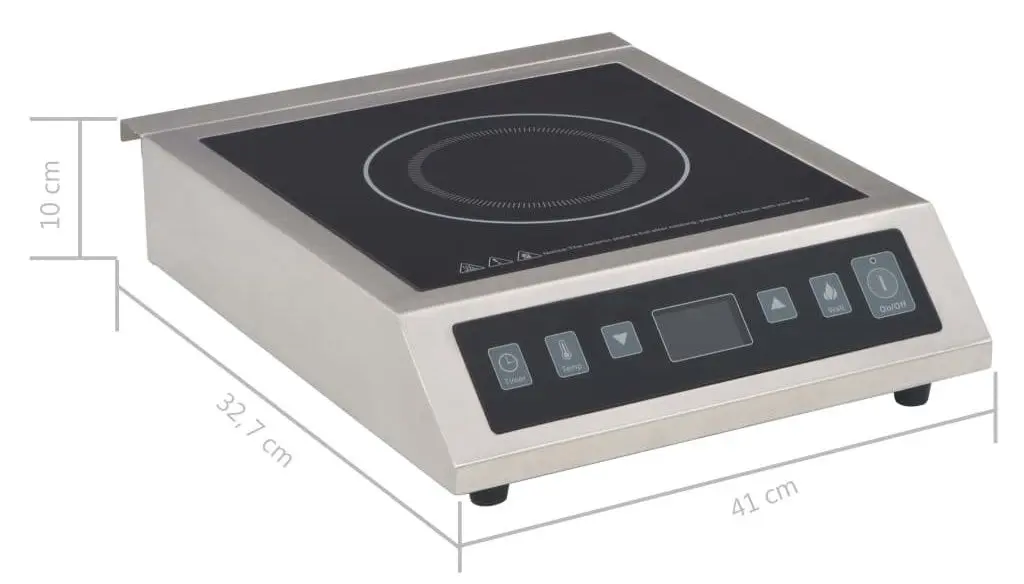 Настольная индукционная плита VidaXL 50981 (Silver/Black)