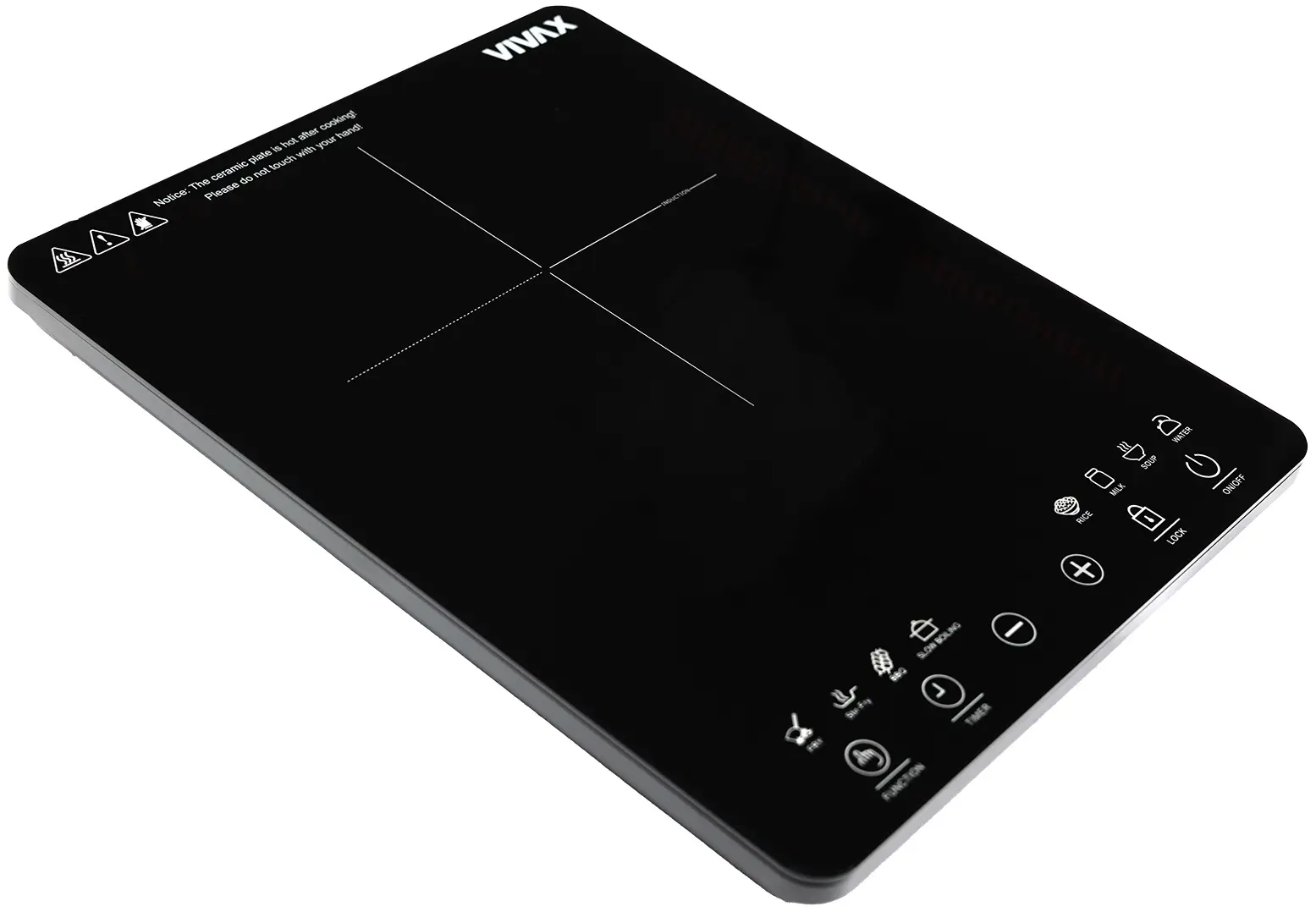 Plita de masa cu inductie Vivax HPI-2001TP (Black)