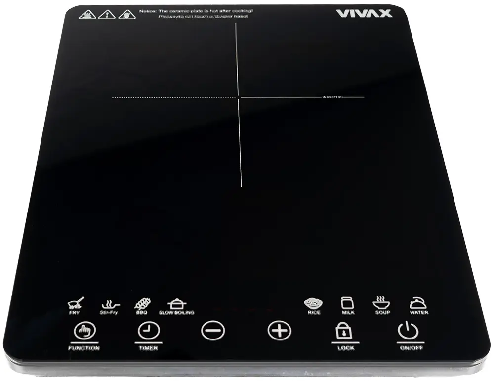 Plita de masa cu inductie Vivax HPI-2001TP (Black)