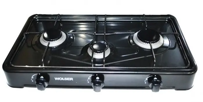 Настольная газовая плита Wolser WL-F 03 BE (Black)