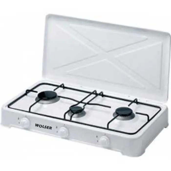 Настольная газовая плита Wolser WL-F 03 WE (White)