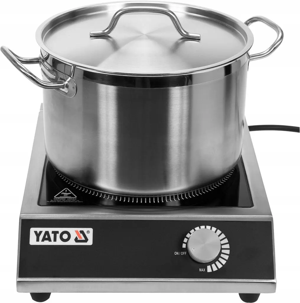 Plita cu inductie de masa Yato YG-04700 (Inox/Black)