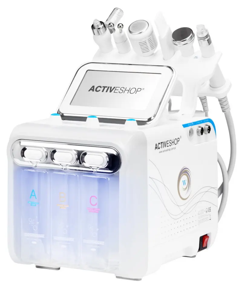 Аппарат для ухода за лицом 6в1 Activeshop Hydrogen H2+ (White)