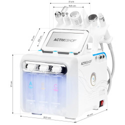 Aparat cosmetologic 6in1 Activeshop Hydrogen H2+ New Generation 148507 (White) Thumb