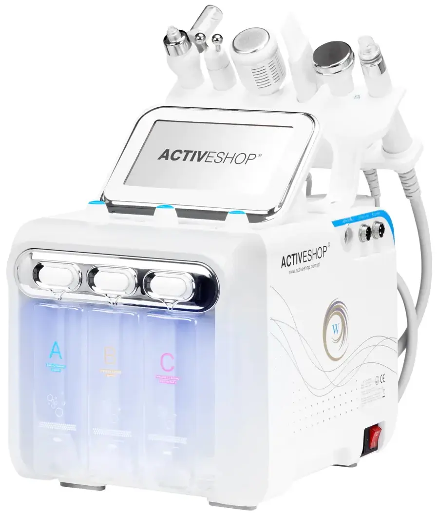 Aparat cosmetologic 6in1 Activeshop Hydrogen H2+ New Generation 148507 (White)