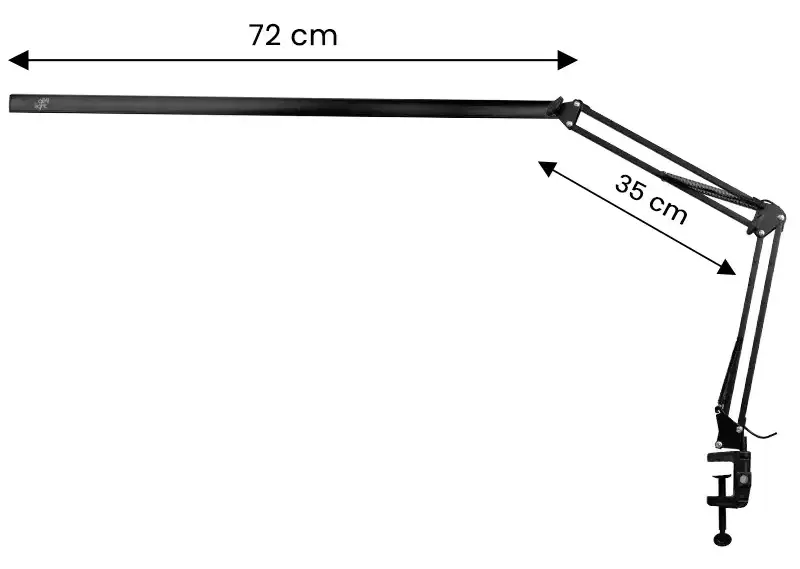 Lampa de tratament Activeshop All4light Lashes Line 2 130994 (Black)
