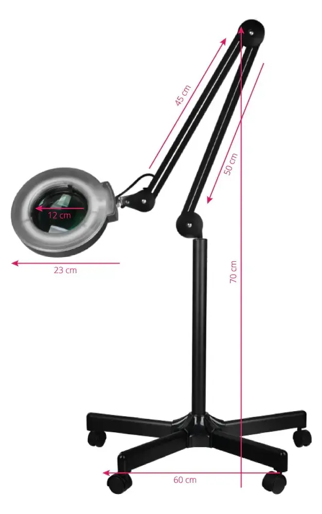 Lampa cu lupa Activeshop 128923 (Black)