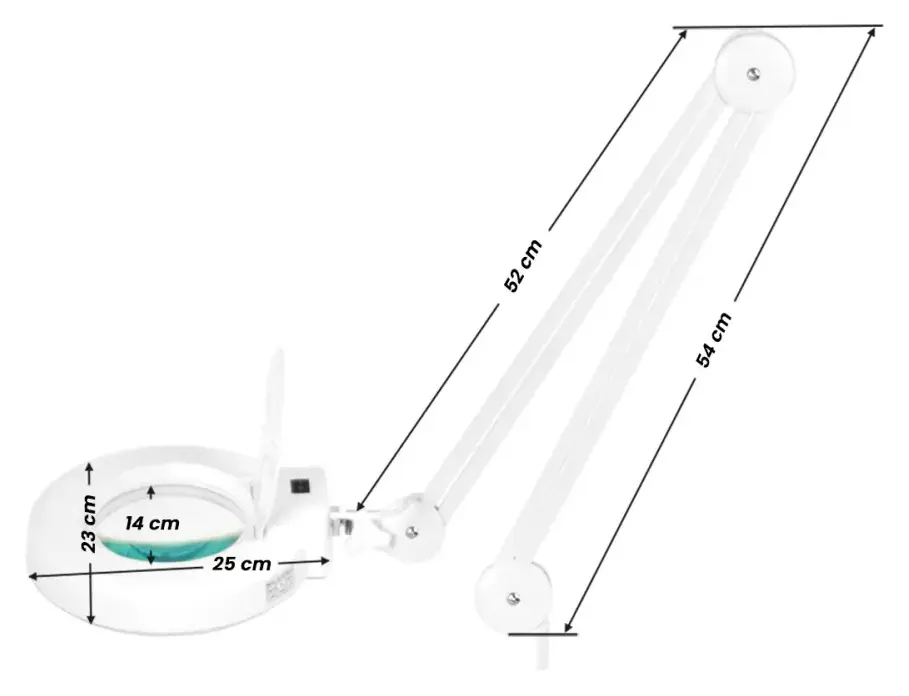 Лампа с лупой Activeshop S4 114196 (White)