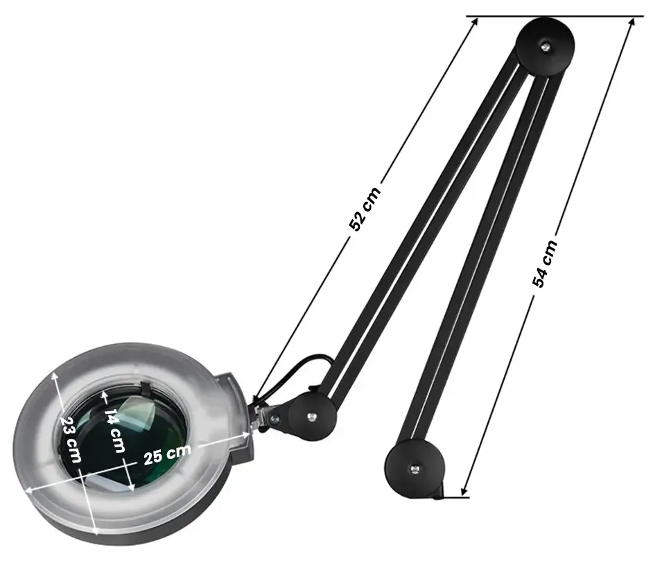 Lampa cu lupa Activeshop S4 128922 (Black)