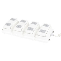 Pedala pentru scaun cosmetologic Activeshop Kate + Basic 4 Motor 133026 (White)