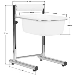 Ванночка для педикюра Activeshop 132869 (White/Chrome) Thumb