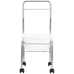 Ванночка для педикюра передвижная Activeshop 126249 (White/Chrome) Thumb