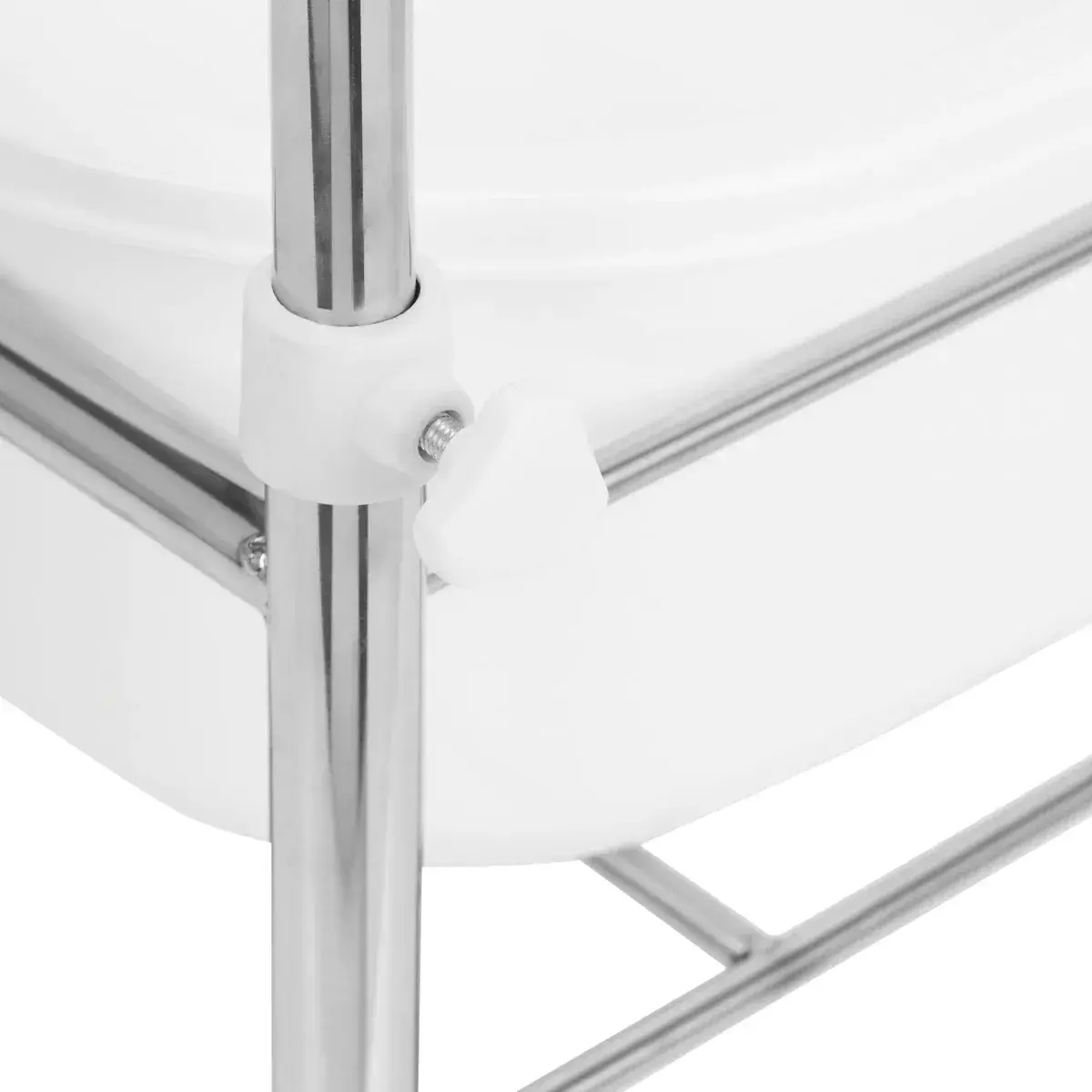 Ванночка для педикюра передвижная Activeshop 126249 (White/Chrome) - 5