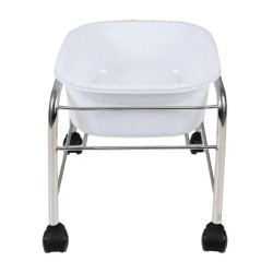 Ванночка для педикюра передвижная Activeshop 131508 (White/Chrome) Thumb
